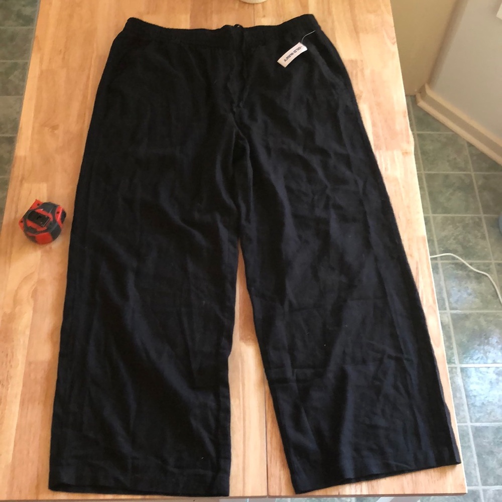🖤 Black Linen pants NWT